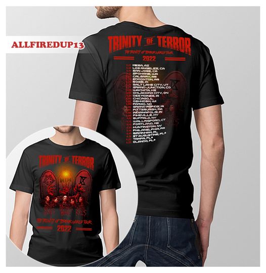 Discover Trinity of Terror Tour 2022 Shirt