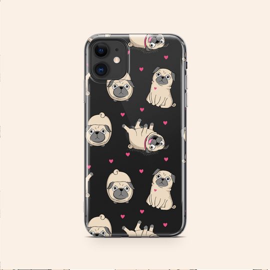 Discover Pug iPhone 12 Pro Max case Cute Pugs iPhone 13 pro case Pug Dog iPhone case