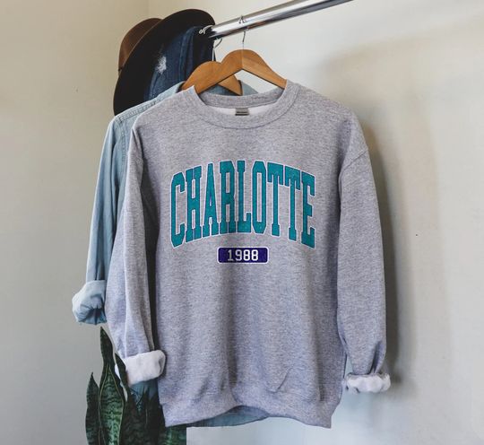 Discover Vintage Charlotte Sweatshirt, Charlotte Fan tshirt,