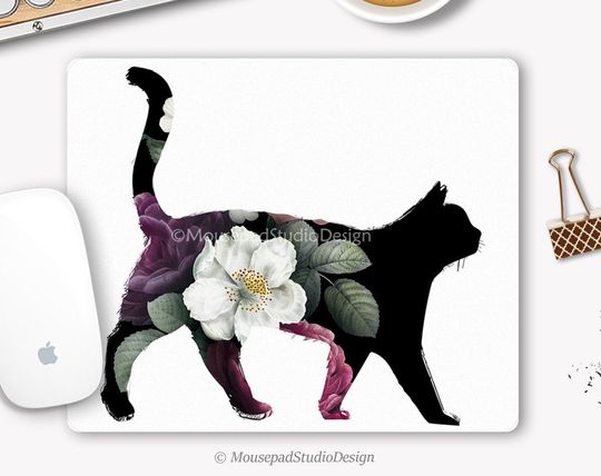 Discover Floral Animal Mouse Pad