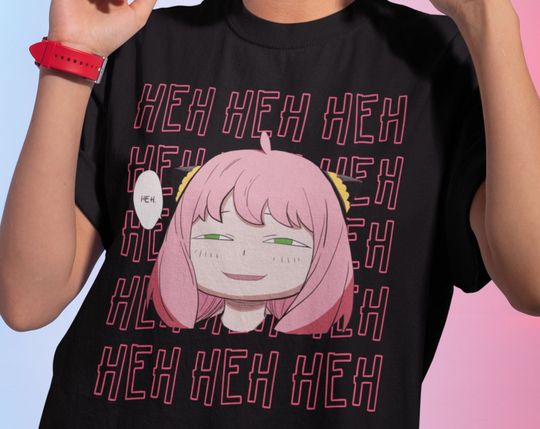 Discover Unisex, Spy X Family Heh Shirt, Anya Heh, Cute Anya Forger, Loid Forger