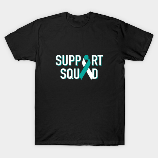 Discover Support Squad Cervical Cancer - T-Shirt