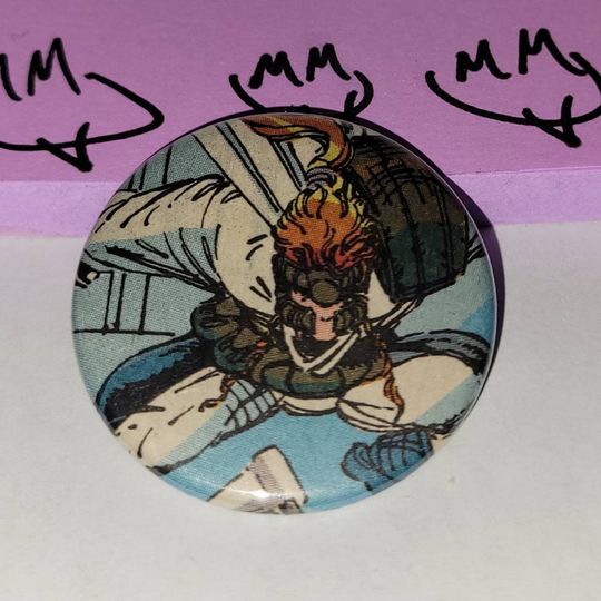 Discover Comic Book 1.5 Button// Shatterstar