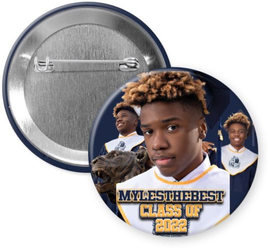 Discover GRADUATION BUTTON | MEMORIAL Button Pin