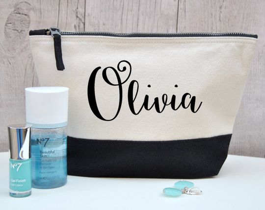 Discover Personalized Large Makeup Accessory Bag