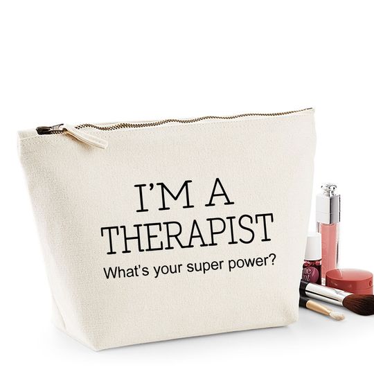 Discover Therapist Thank You Gift Women's Make Up Accessory Bag Mothers Day