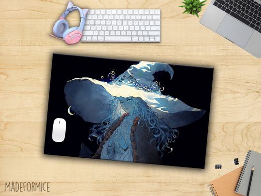 Discover Elden Ring Ranni Witch Moon Sorcery Large Playmat Mouse Pad - Mouse Mat - Premium Desk Mat - Non-Slip Desk Pad