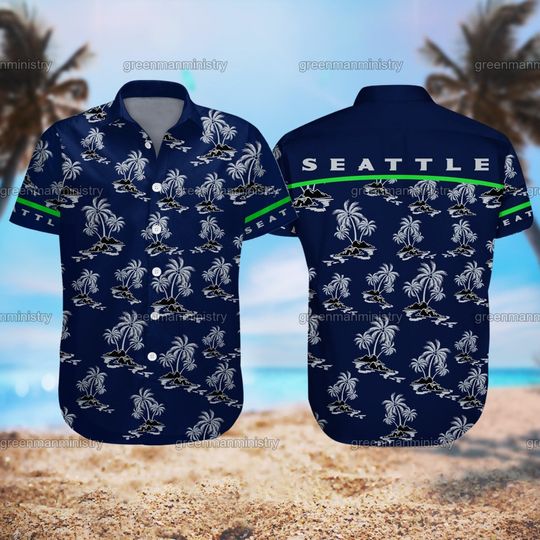 Discover Seattle Hawaiian Shirt, Seattle Football Team