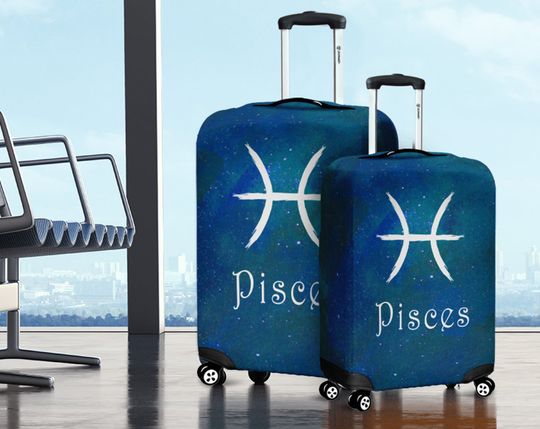 Discover Zodiac Pisces Sign Horoscope Luggage Covers