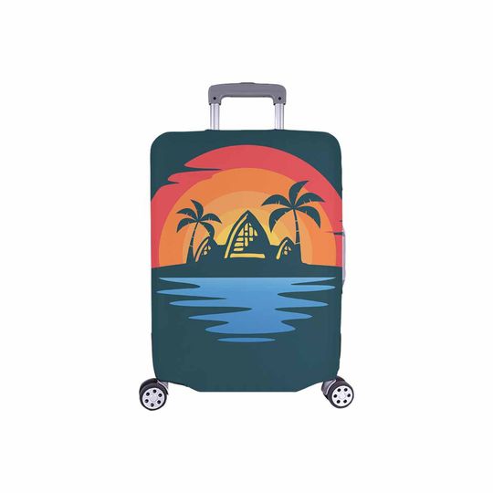 Discover Hawaiian Sunset Luggage Cover