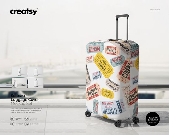 Discover Suitcase Luggage Cover