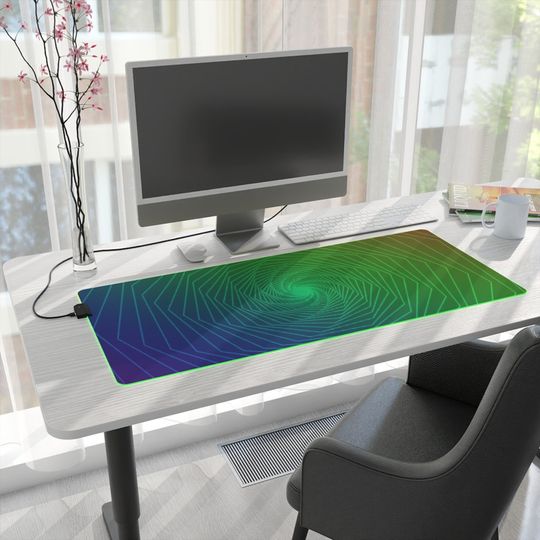 Discover Cool, optik, color full. LED Gaming Mouse Pad