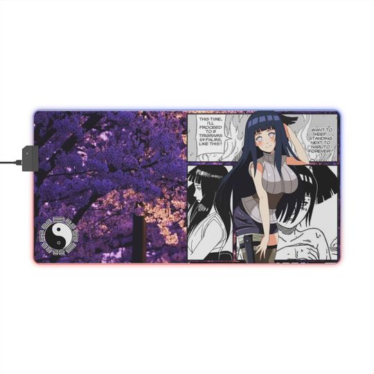 Discover Ninja Waifu LED Mouse Pad