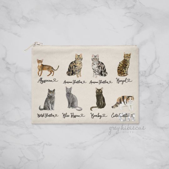 Discover Adorable Cats Cosmetic Bag - Cats Make Up Bag