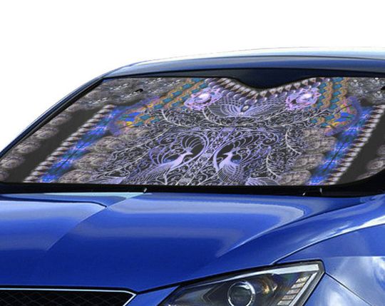 Discover Peacoc Car Sun shade-Anti UV merging coating-aluminized film cushion-Car Sun Protection