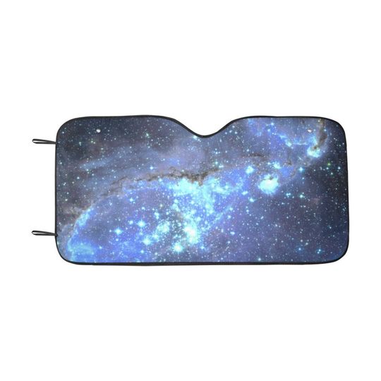Discover Galaxy Space Windshield Sun Shade, Constellation Car Accessories Auto Protector Window Visor