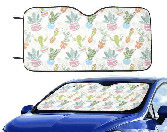 Discover Cactus Windshield Car Sun Shade