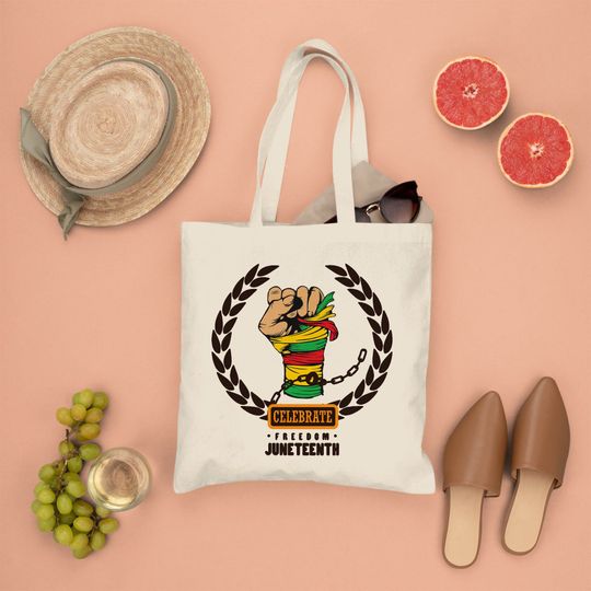 Discover African American Juneteenth Tote Bag - Afro Queen Design
