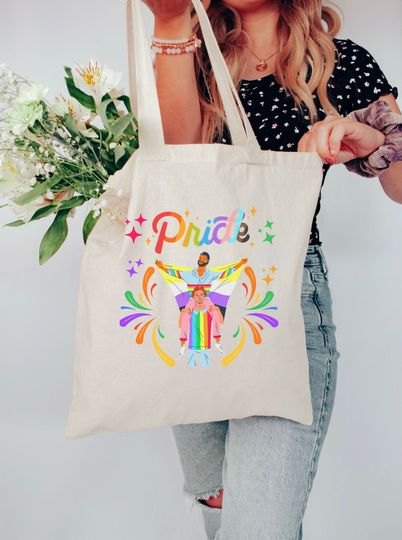 Discover Gay Pride Pride Month Canvas Tote Bag