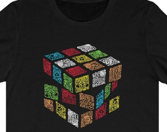 Discover Doodle Cube - Rubik's Cube Shirt