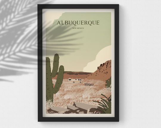 Discover Breaking Bad Poster, Albuquerque New Mexico Poster