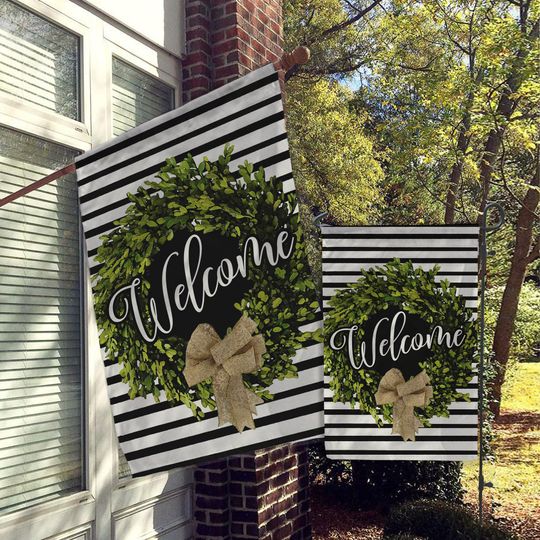 Discover Welcome House Flag