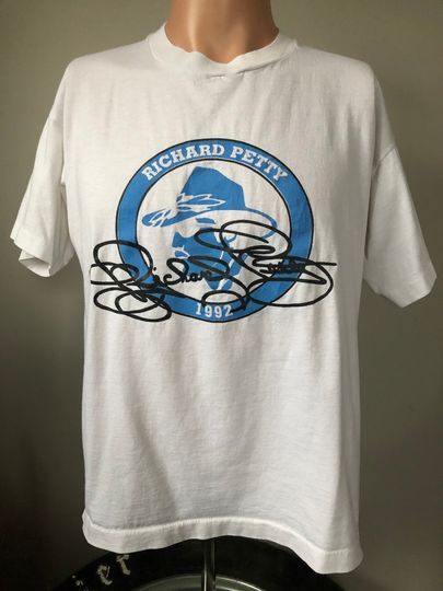 Discover Richard Petty 1992 Signature Symbol T-Shirt