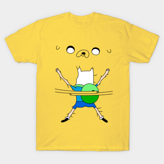 Discover Adventure Time - Jake and Finn hug - T-Shirt