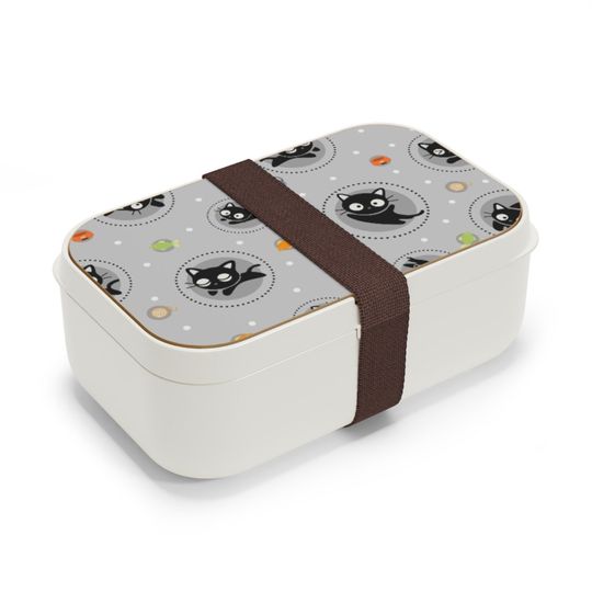 Discover Kawaii Black Cat Bento Lunch Box