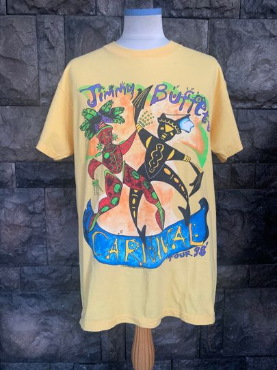 Discover Vintage 90s Jimmy Buffett Carnival Tour 1998 T shirt