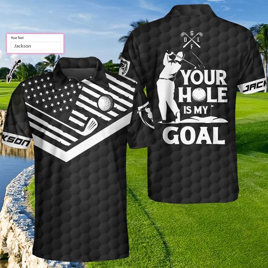 Discover Your Hole Is My Goal  Polo Shirt