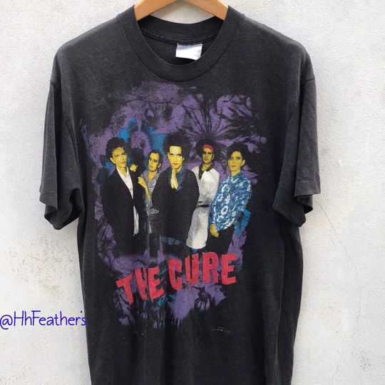 Discover Vintage 80s The Cure Prayer Tour 1989 Band T-shirt