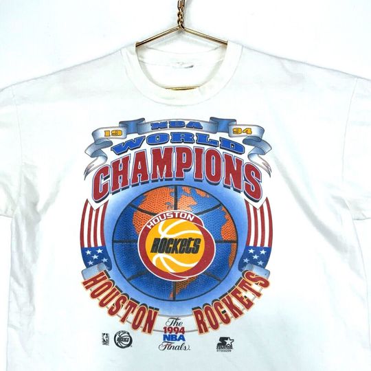 Discover 1994 Houston Rockets World Champions Starter Vintage T-shirt