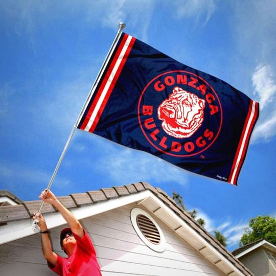 Discover Gonzaga Bulldogs Football Team House Flag