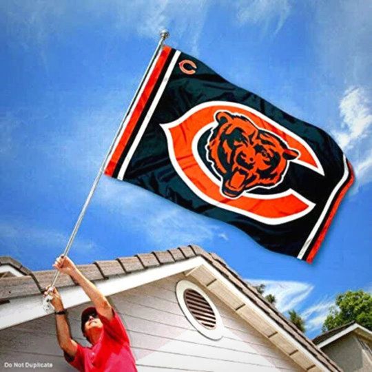 Discover Chicago Bears Football Team House Flag