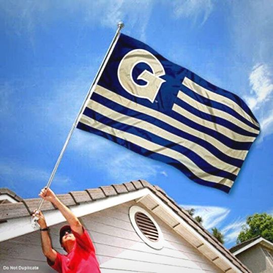 Discover Georgetown Hoyas Football Team House Flag