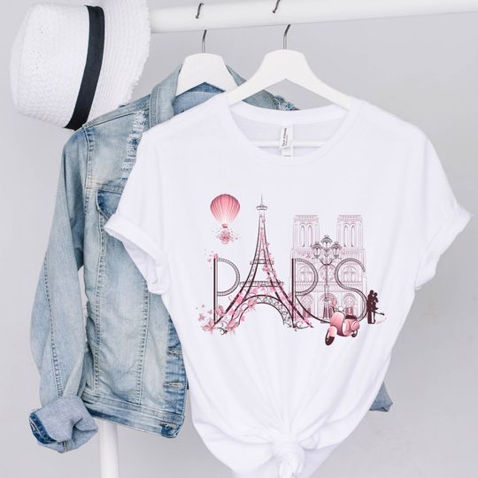 Discover Paris T-shirt, Eiffel Tower T-Shirt