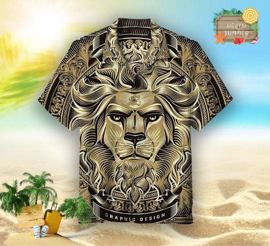 Discover The Majestic Lion Hawaiian Shirt