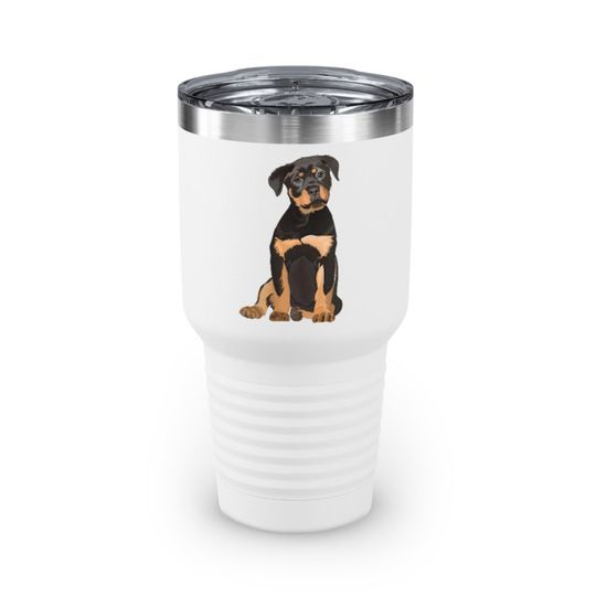Discover Rottweiler Ringneck Tumbler 30oz