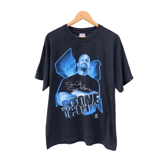 Discover Vintage 90s Stone Cold Steve Austin T-shirt