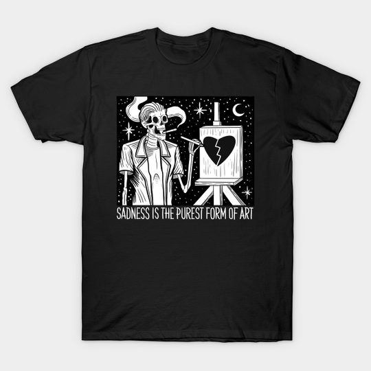 Discover THE SADNESS Skull T-Shirt