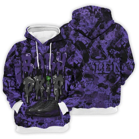 Discover Court Purple 13s Matching 3D Hoodie