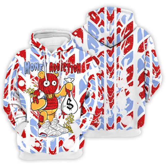 Discover Red Oreo 6s Matching 3D Hoodie