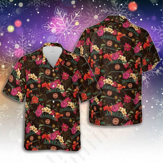 Discover Jameson Irish Whiskey Hawaiian Shirt - Short Sleeve Gift for Him