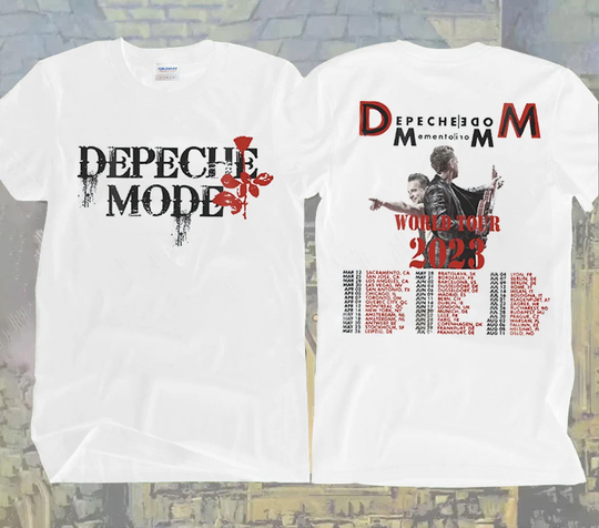 Discover Depeche Mode Memento Mori World Tour 2023 Shirt T Shirt
