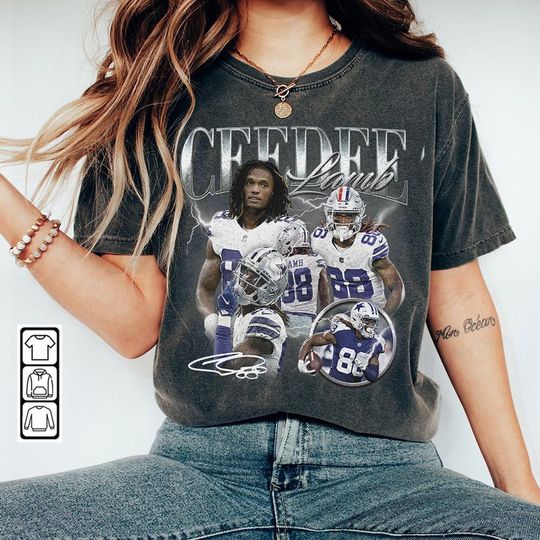 Discover Ceedee Lamb Dallas Football Shirt, Cowboys Shirt Christmas Gift Unisex
