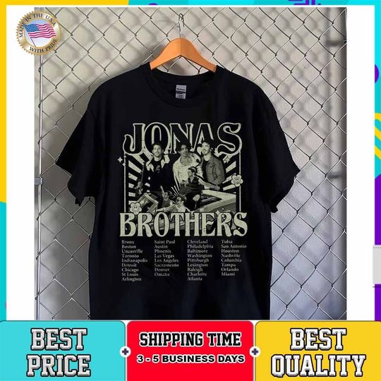 Discover Jonas Brothers Vintage Shirt, Jonas Brothers Tour TShirt