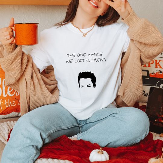 Discover Friends T-shirt, Unisex Heavy Cotton Tee, The One Where We Lost A Friend