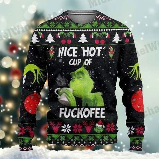 Discover Funny Character Christmas Ugly Sweater, The Funny Character Christmas Sweater
