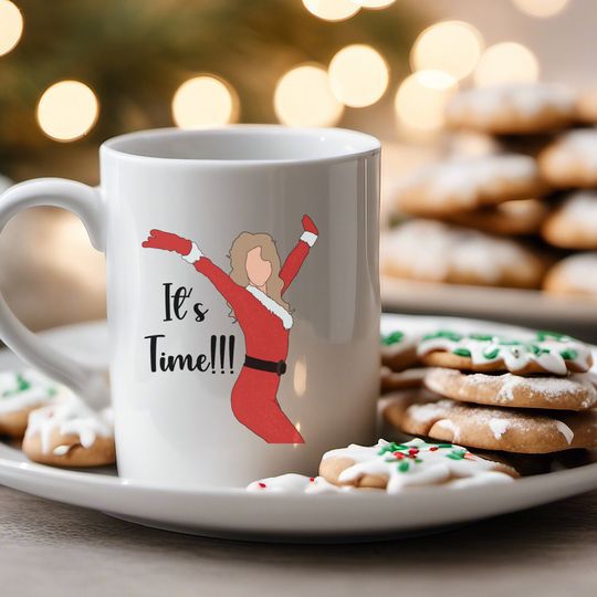 Discover Mariah Carey, It's time, Christmas Mug